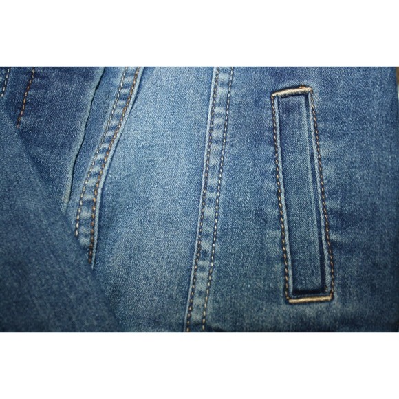 Wonder Nation Girl's Denim Jean Jacket Sz 7/8 Med Embroidery Unicorn Rainbow - Picture 9 of 10